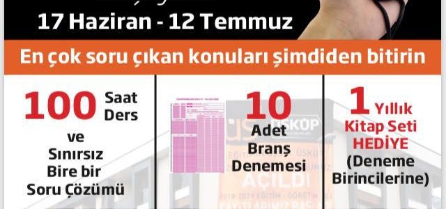 2019 Sefaköy TYT Yaz Kursu Başlıyor